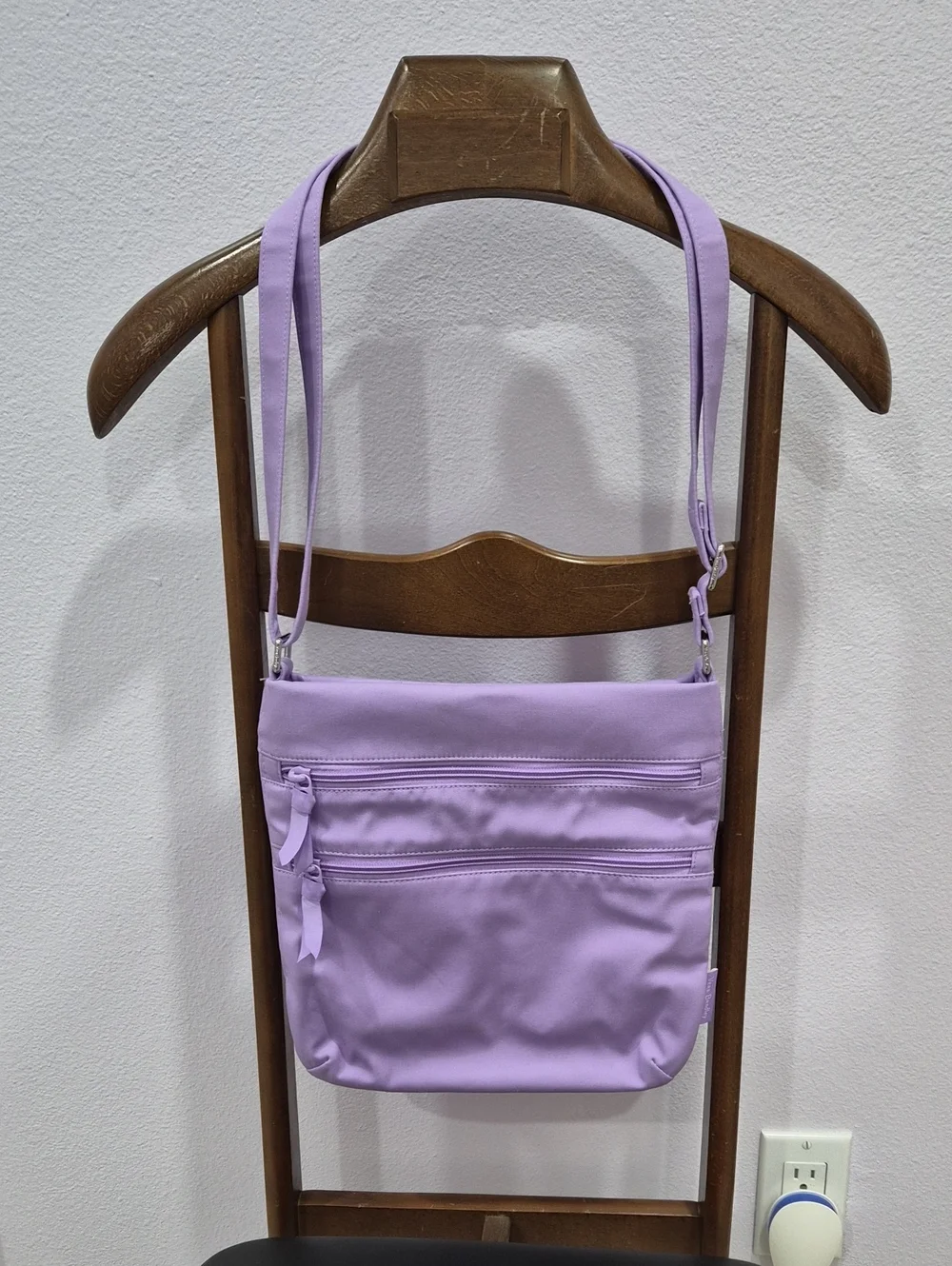 Vera Bradley Triple Zip Hipster Lavender/Lilac Bag